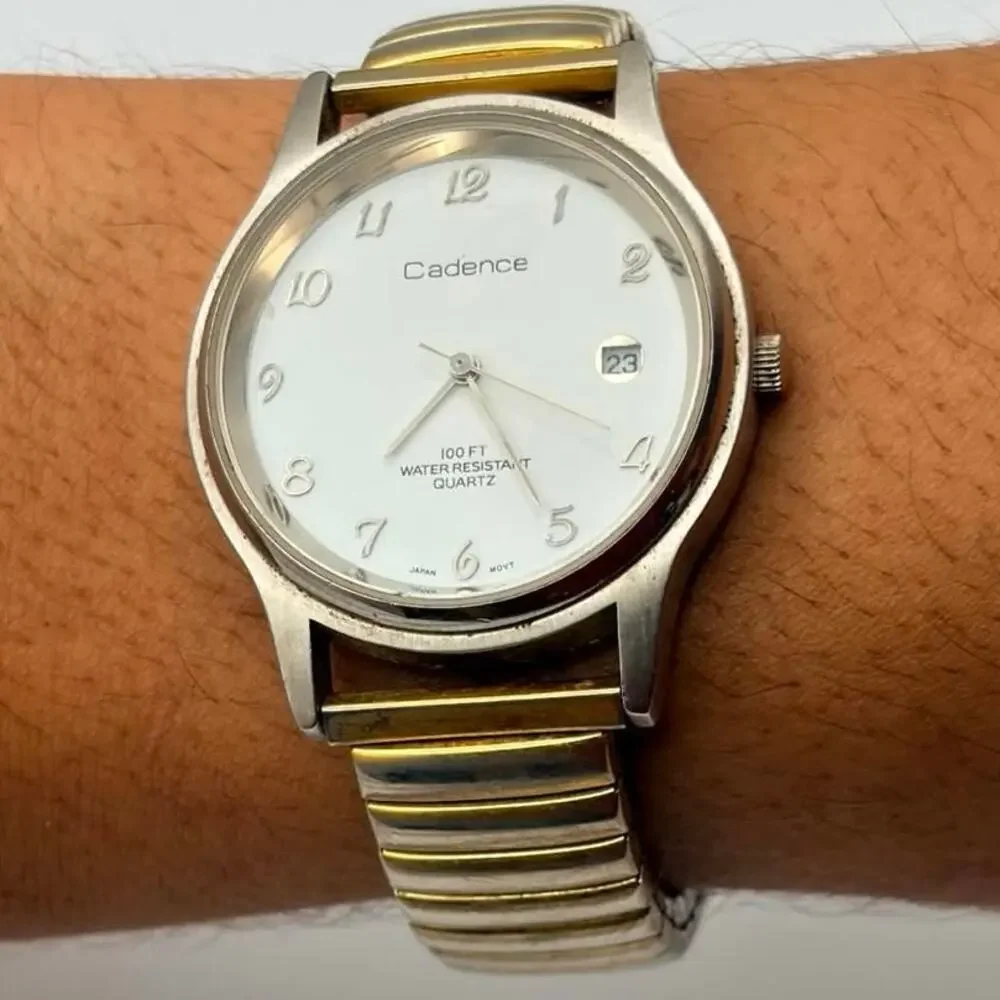 Silver & Gold Cadence Men’s Watch
